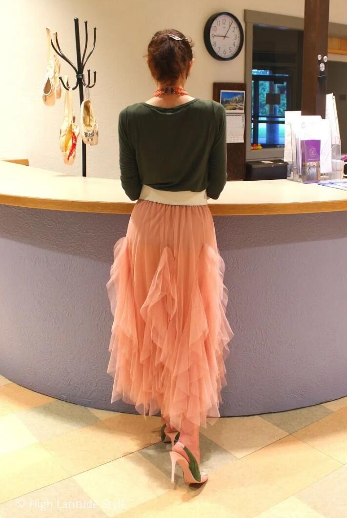 pink Tulle Skirt outfit