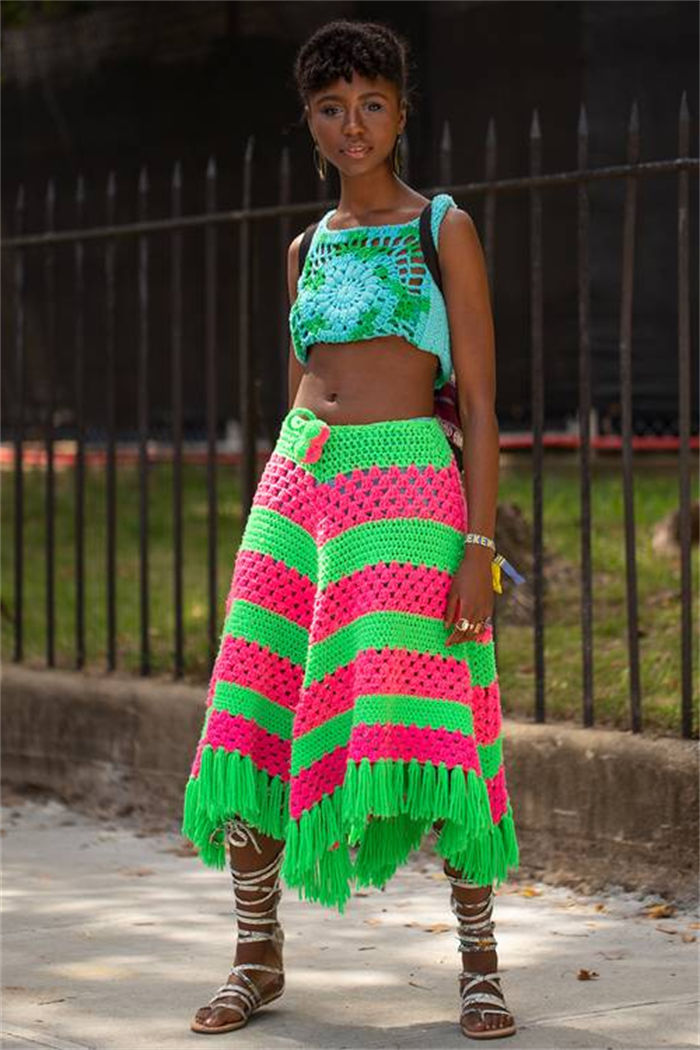 Afropunk street fashion outfit ideas for black women 10
