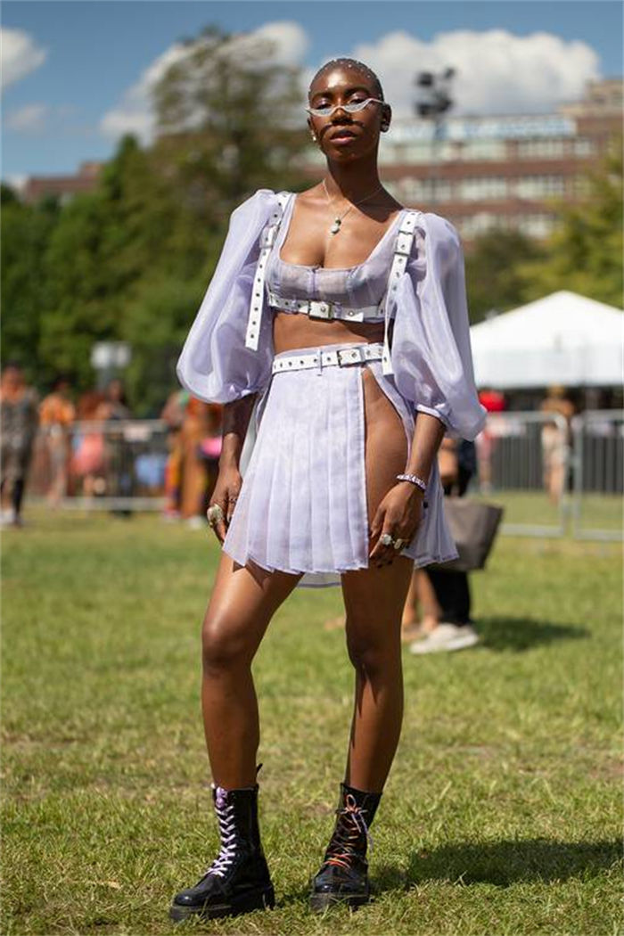 Afropunk street fashion outfit ideas for black women 5