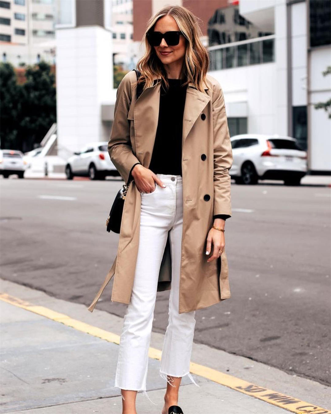Trench Coat outfit ideas for women 12