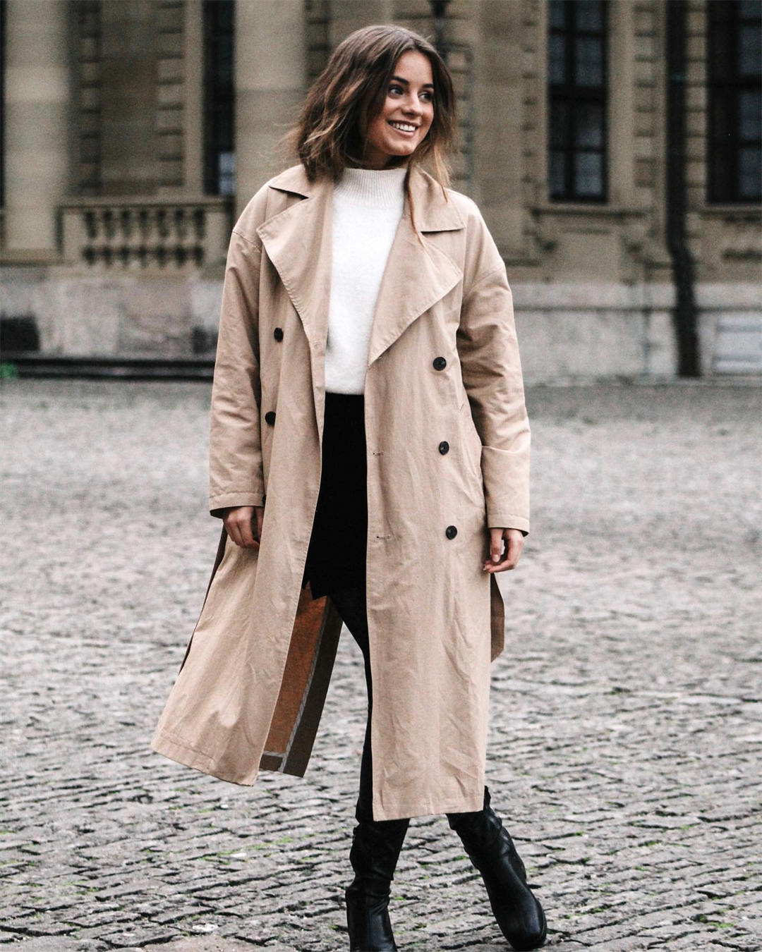 Trench Coat outfit ideas for women 68