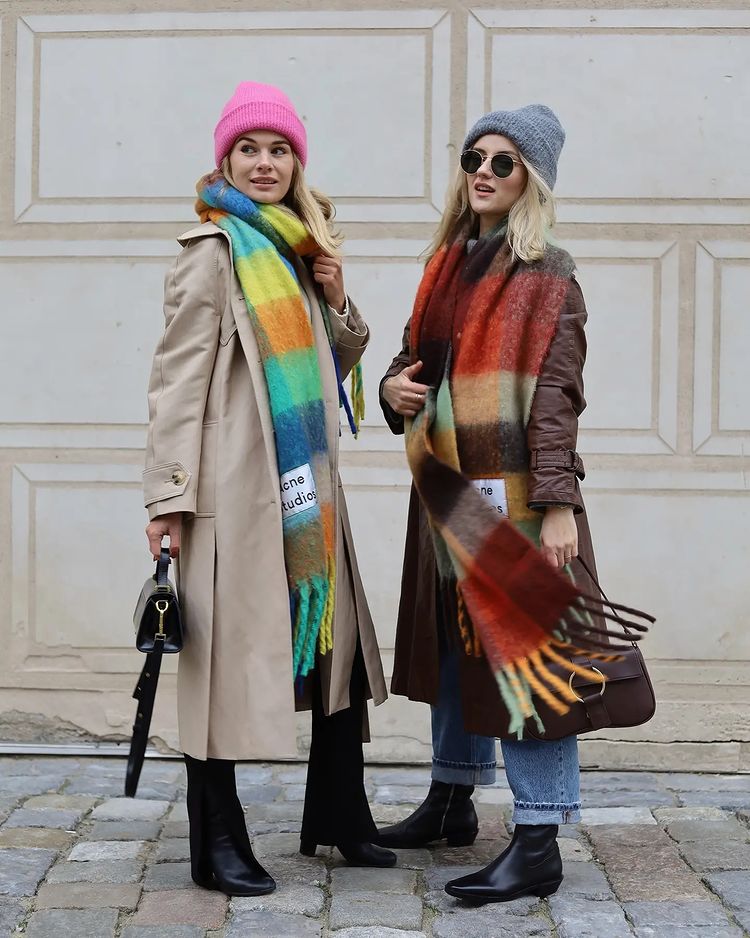 colorful scarf indie