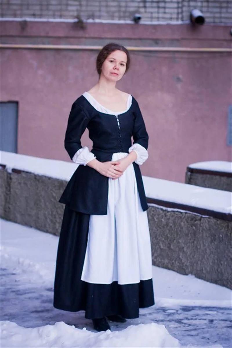 18th Century Peasant Dress Colonial Clothing