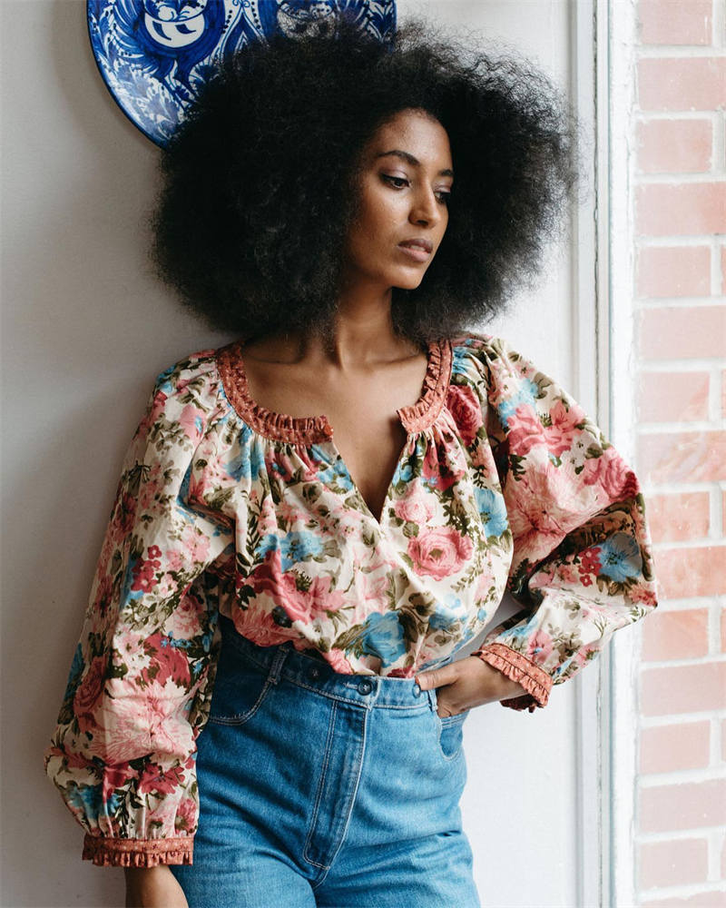 Peasant fashion for black women