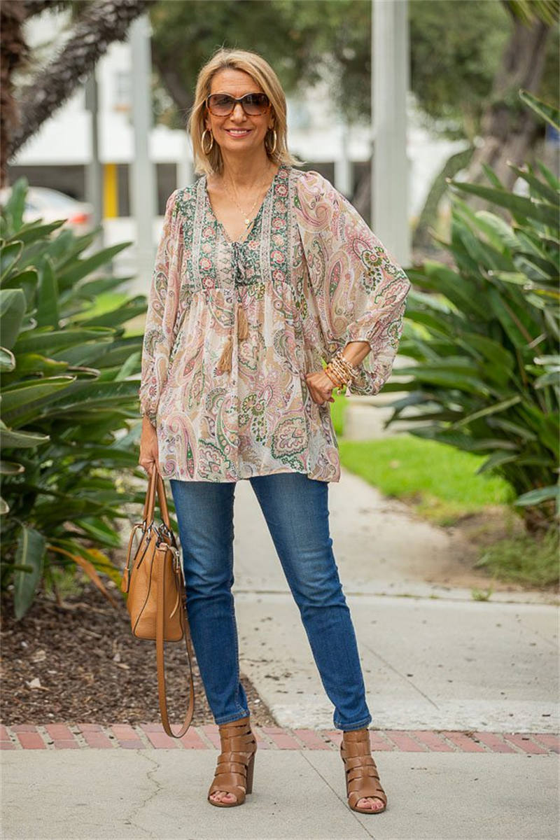 boho Peasant Blouse