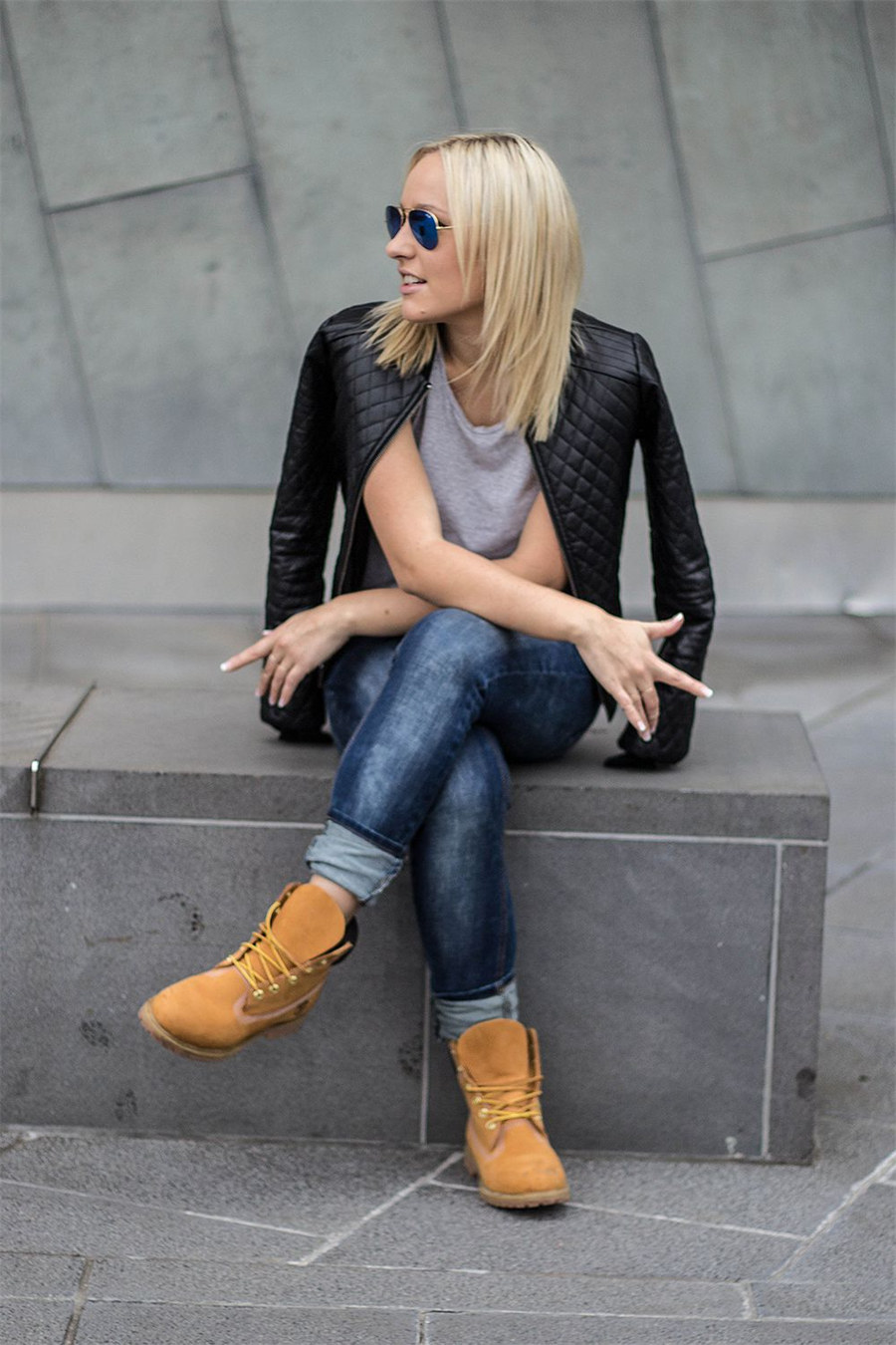 Timberlands boot outfit ideas 23