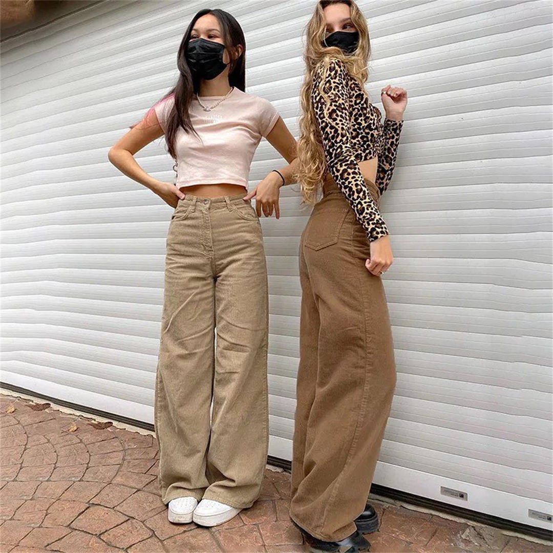 CEDAR BROWN CORDUROY TROUSERS  bound