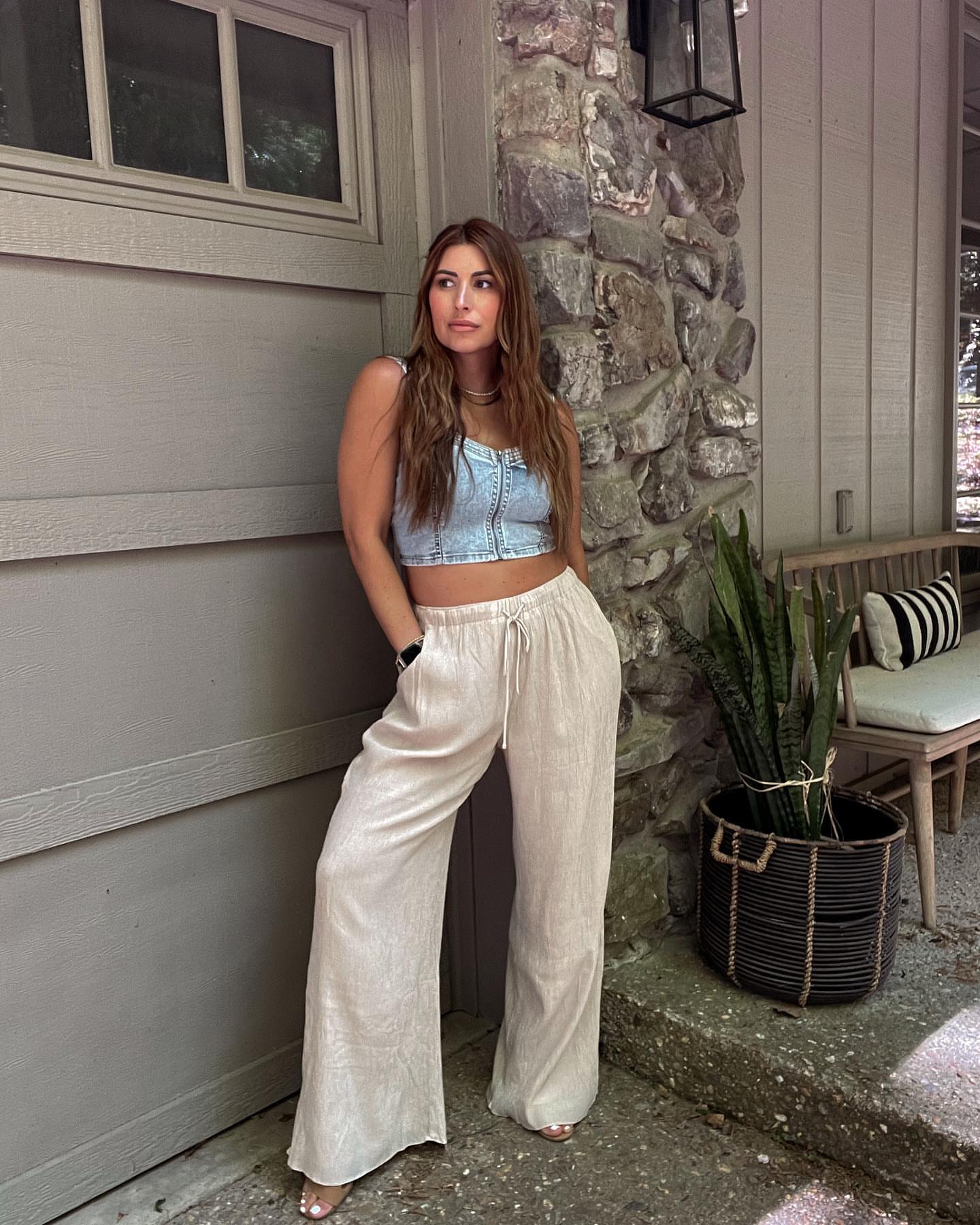 beach pants outfit ideas 17