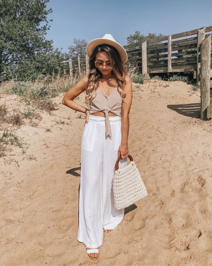 beach pants outfit ideas 1