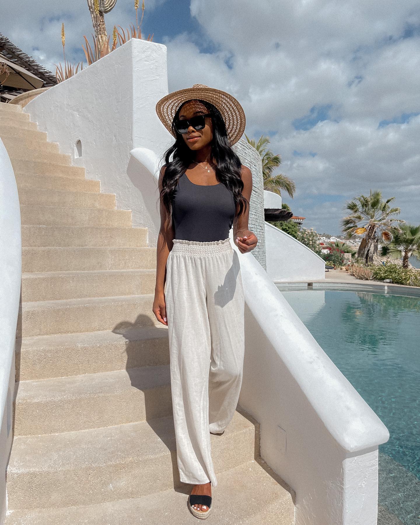 beach pants outfit ideas 5