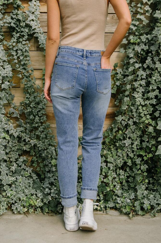 Vintage Blues Judy Blue Vintage Wash Boyfriend Jeans