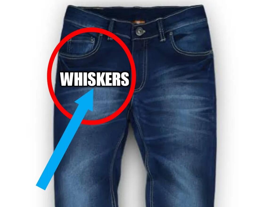 Whisker Washed Jeans