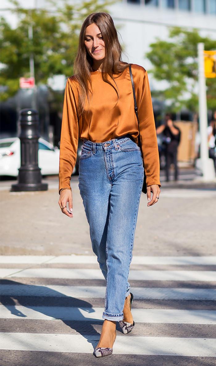 how to style mom jeans outfit ideas 3