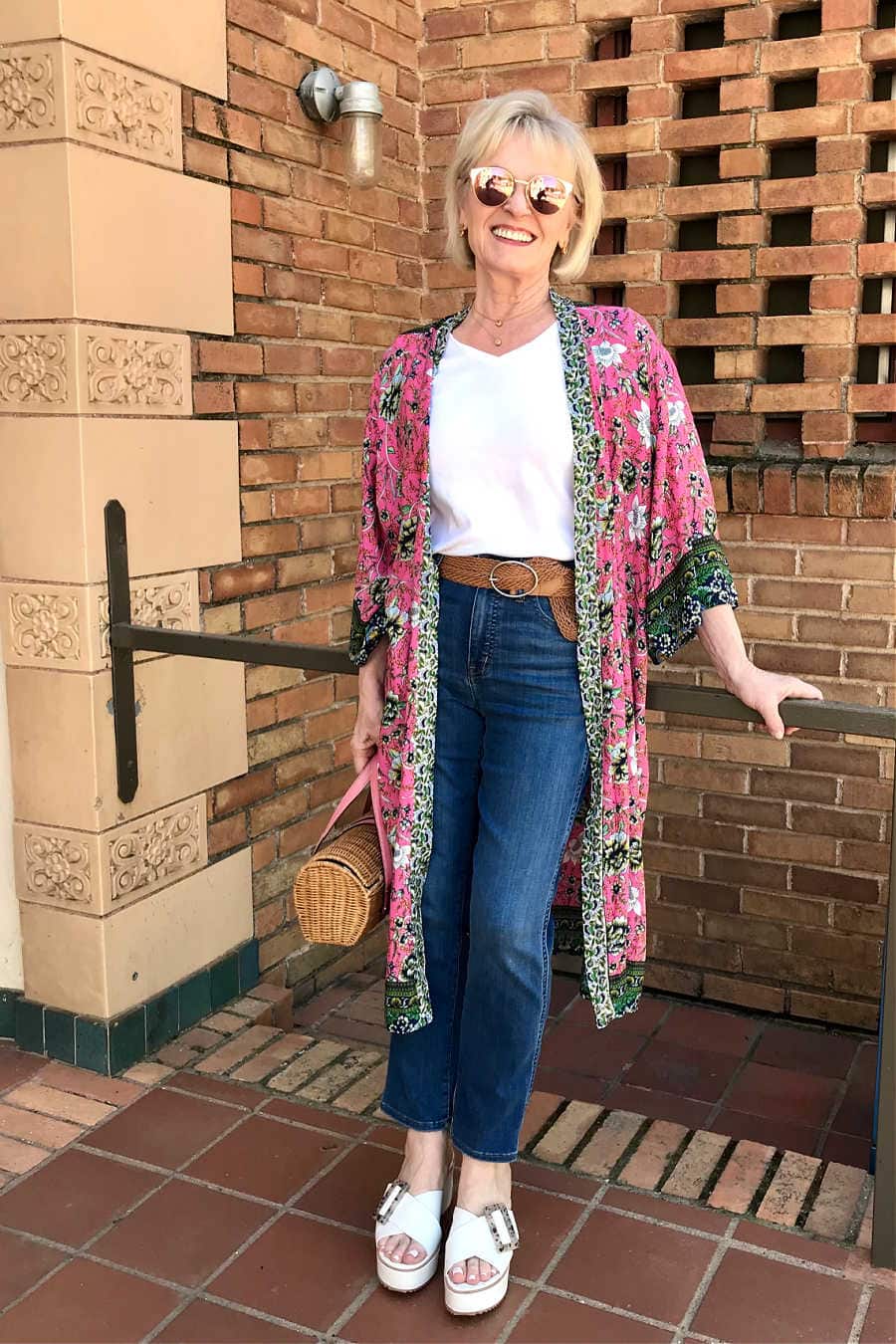 kimono and Stovepipe Jeans 1