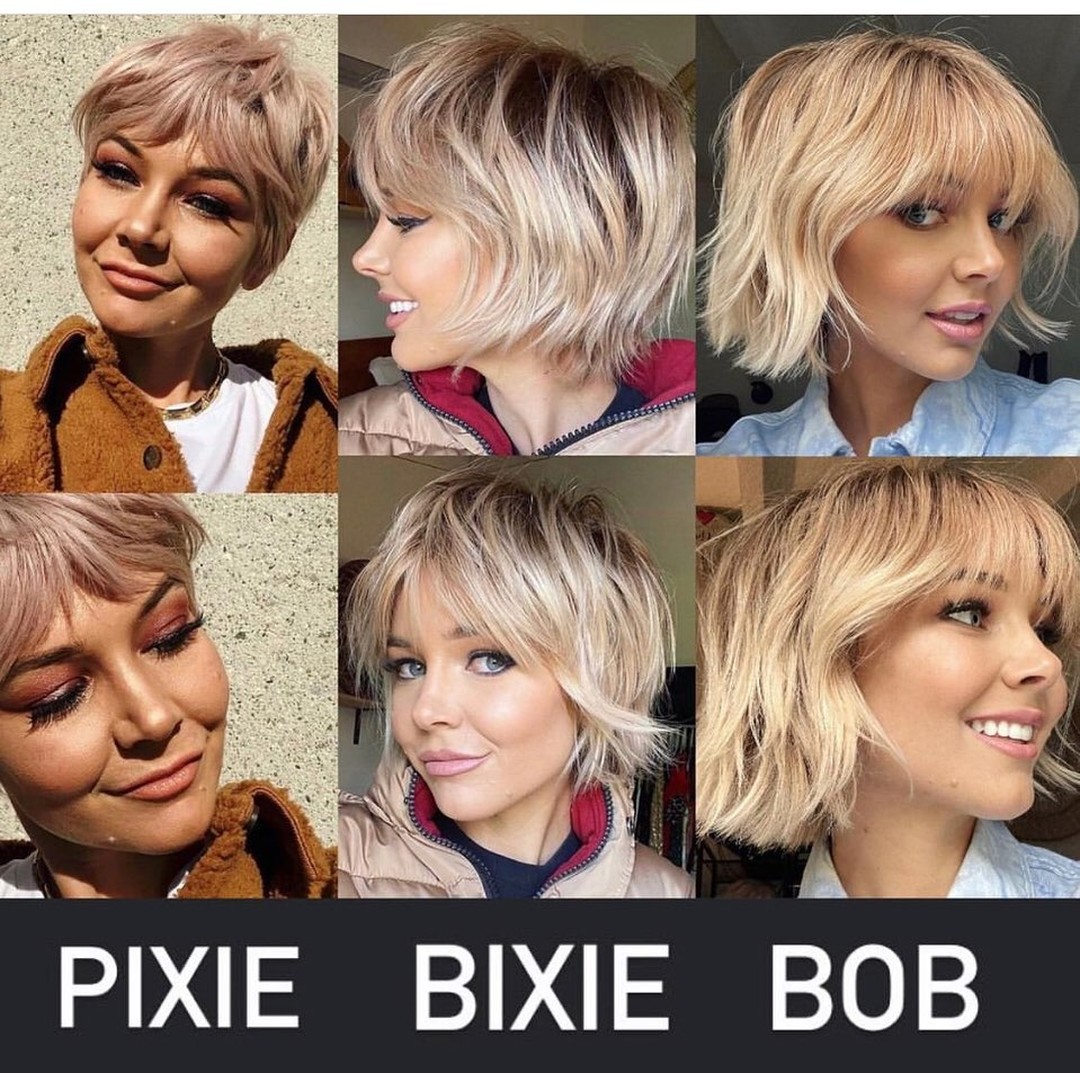 bixie vs bob vs pixie cut