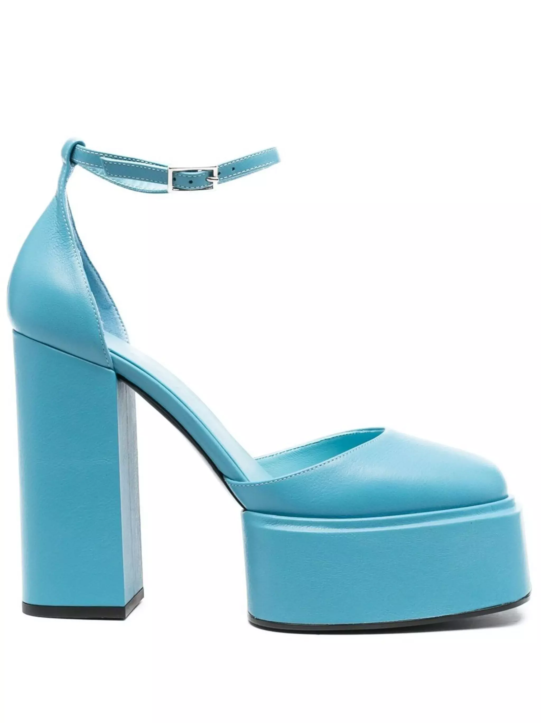 3Juin Leather Ambra Sandals Heel