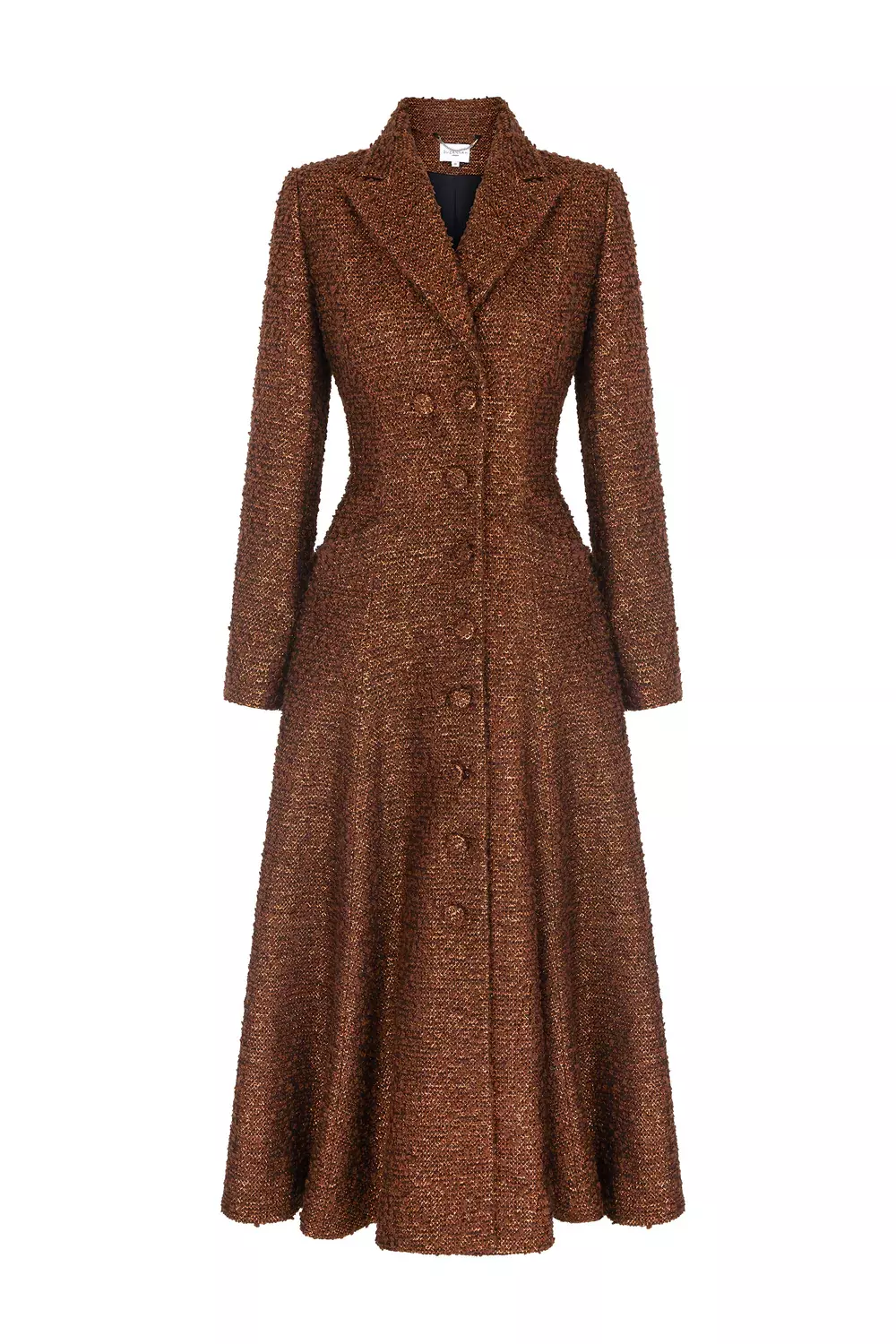 ALABAMA COAT DRESS METALLIC TWEED