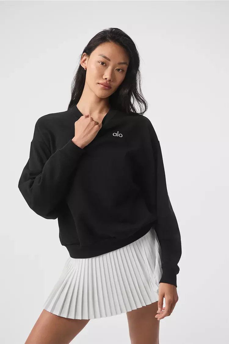 Alo Yoga Accolade Crew Neck Pullover