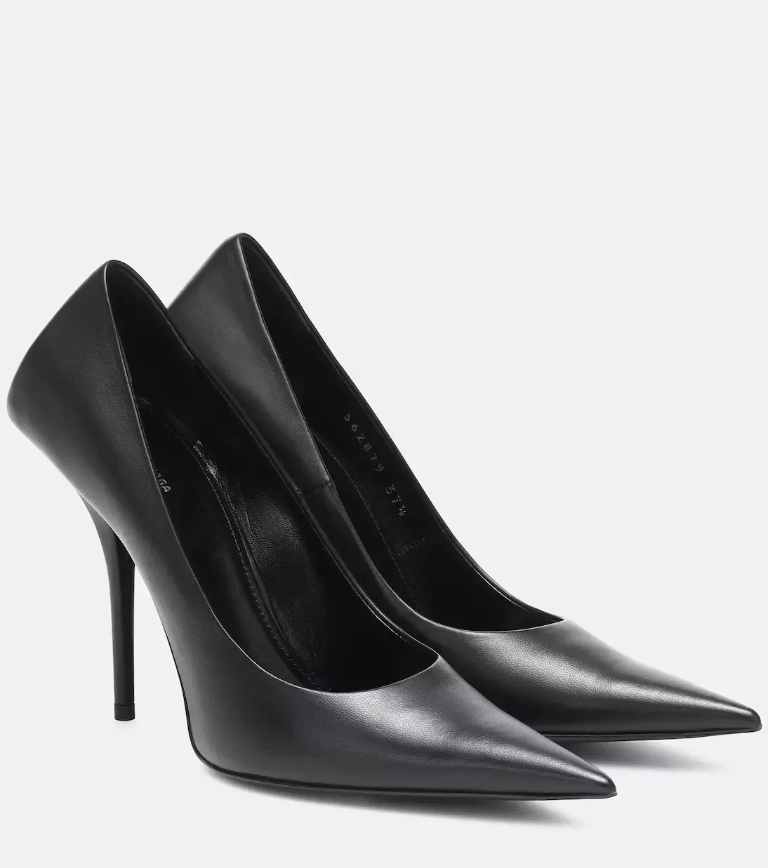Balenciaga Square Knife Leather Heels Pumps