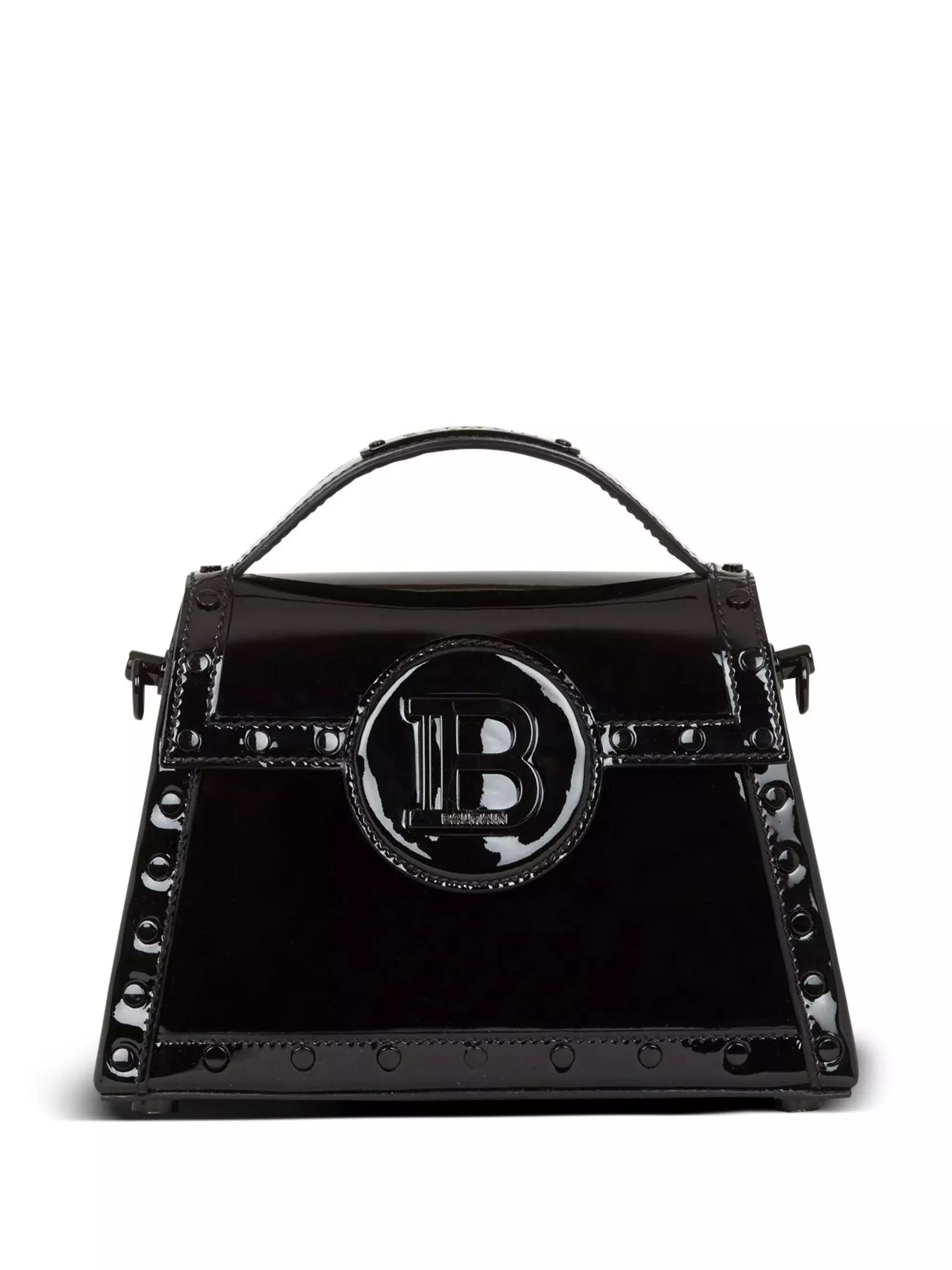 Balmain B Buzz Dynasty Bag In Patent Leather