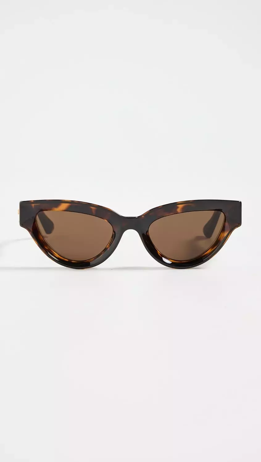 Bottega Veneta Sharp Cat Eye Sunglasses