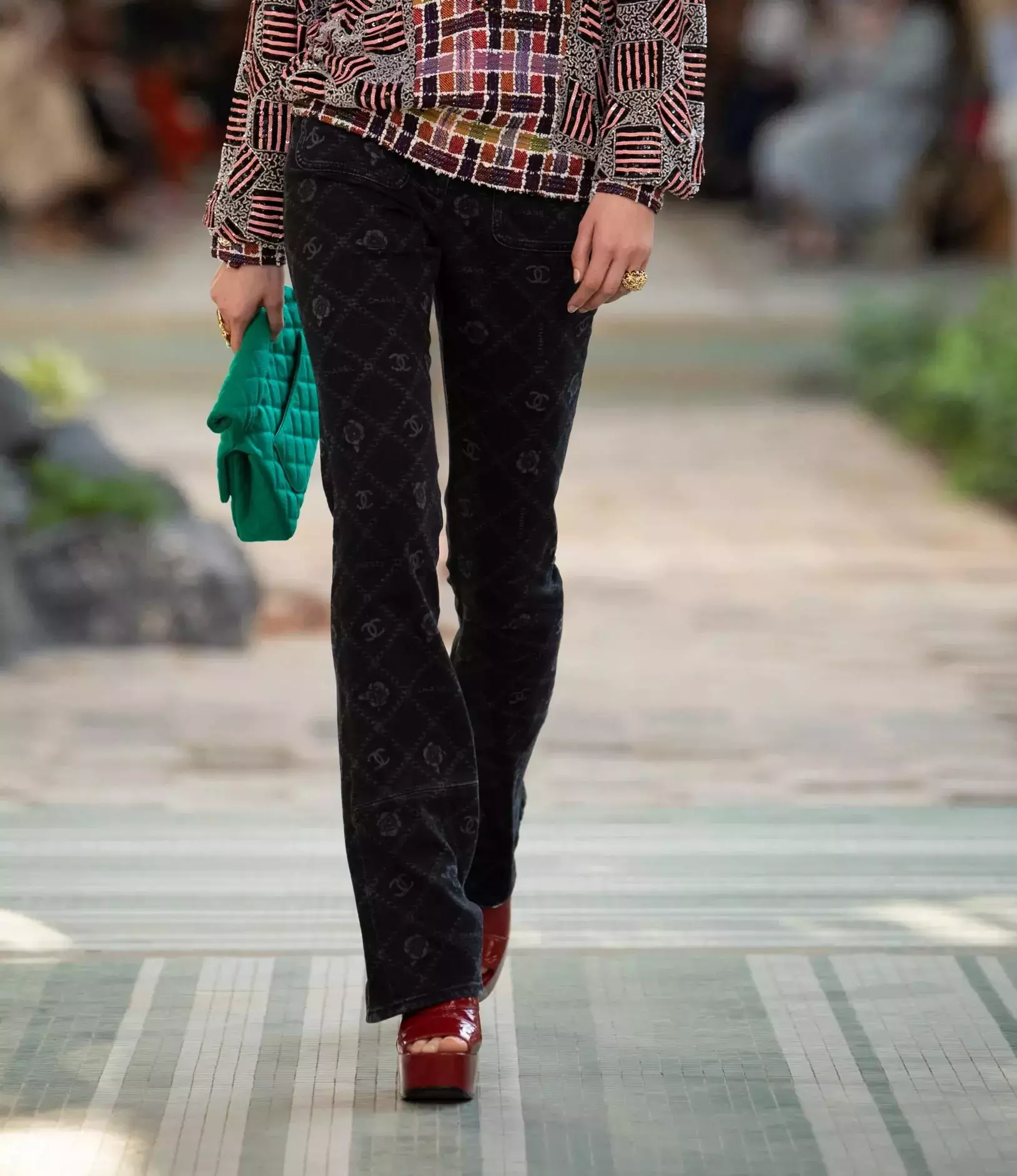 Chanel Fall 2023 Logo Jeans