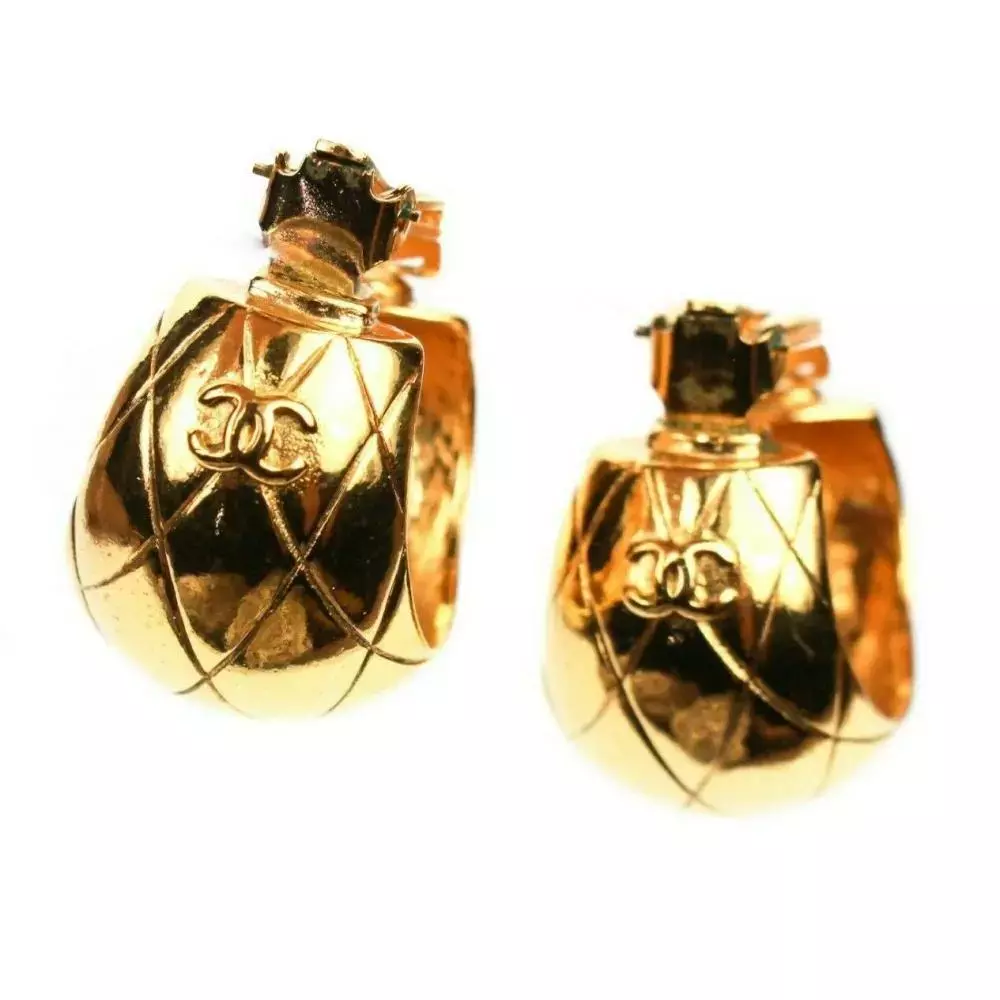 Chanel Vintage Clip on Earrings