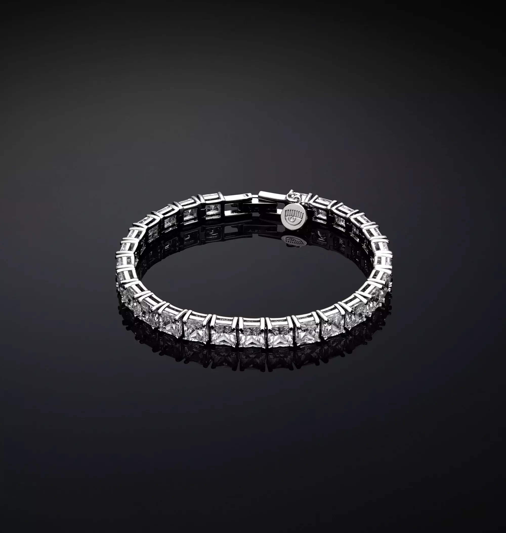 Chiara Ferragni Classic Big Bracelet In Silver