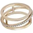 De Beers Jewellers Rose Gold and Diamond Horizon Ring