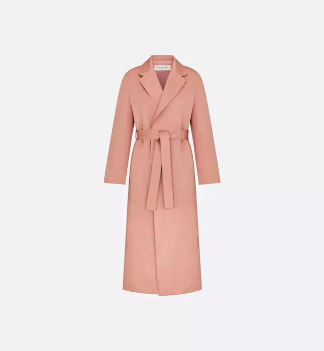 Dior Pink Wool Coat