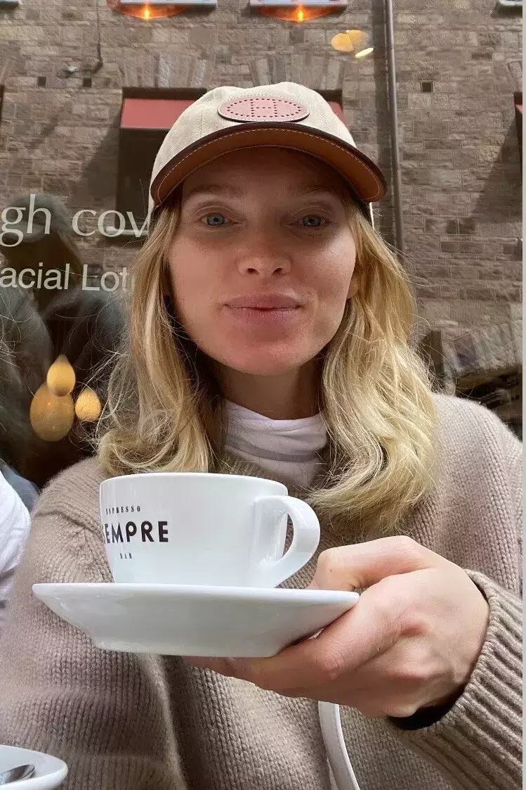 Elsa Hosk Hermes Hat
