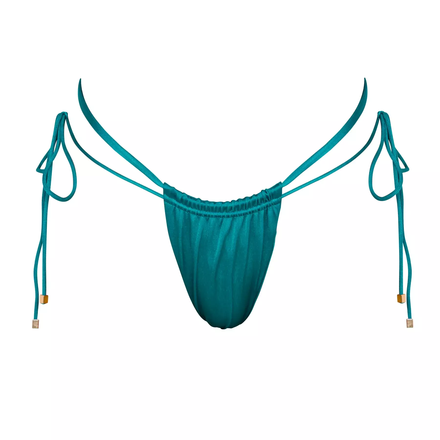 FARRAH BLUE FONDALE TIE SIDE BIKINI BOTTOMS