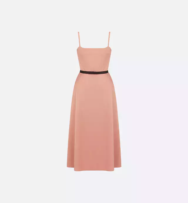 Flared Mid Length Dress