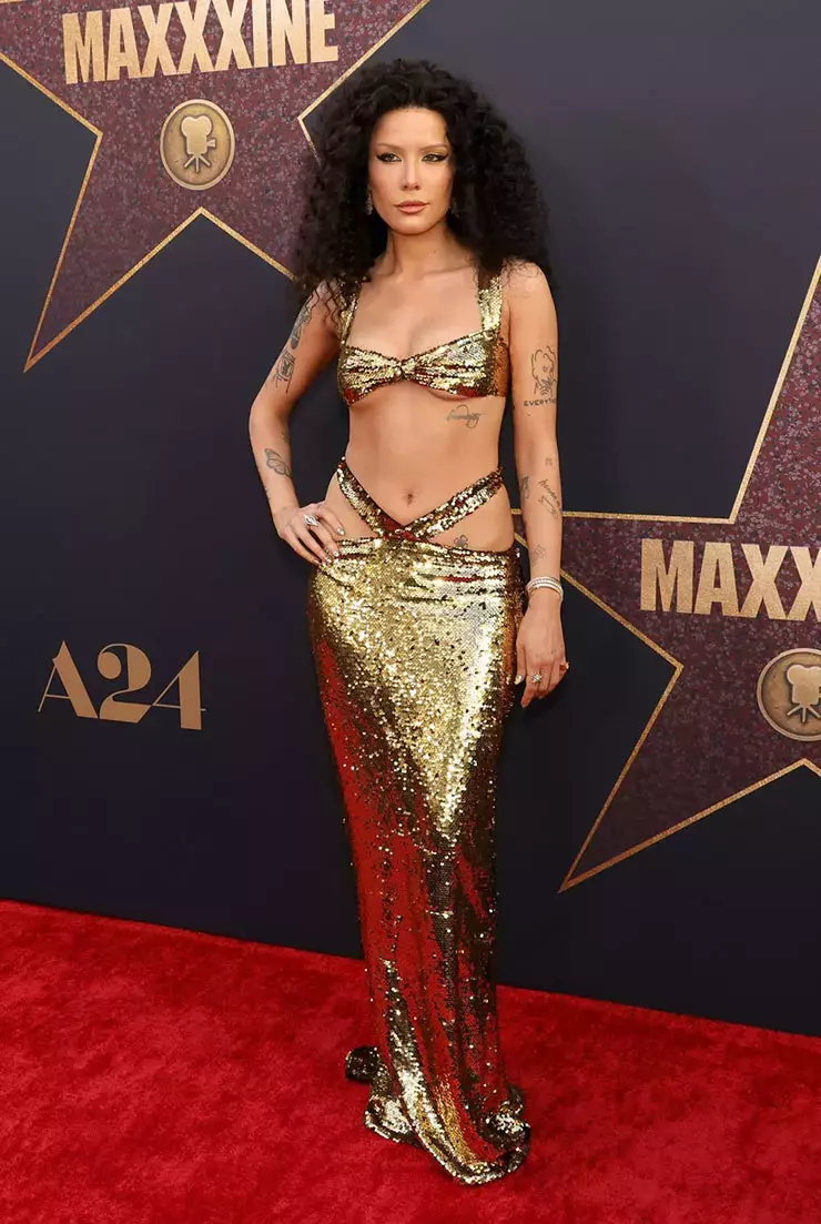 Halsey Dazzles In Bronx And Banco At Maxxxine Premiere