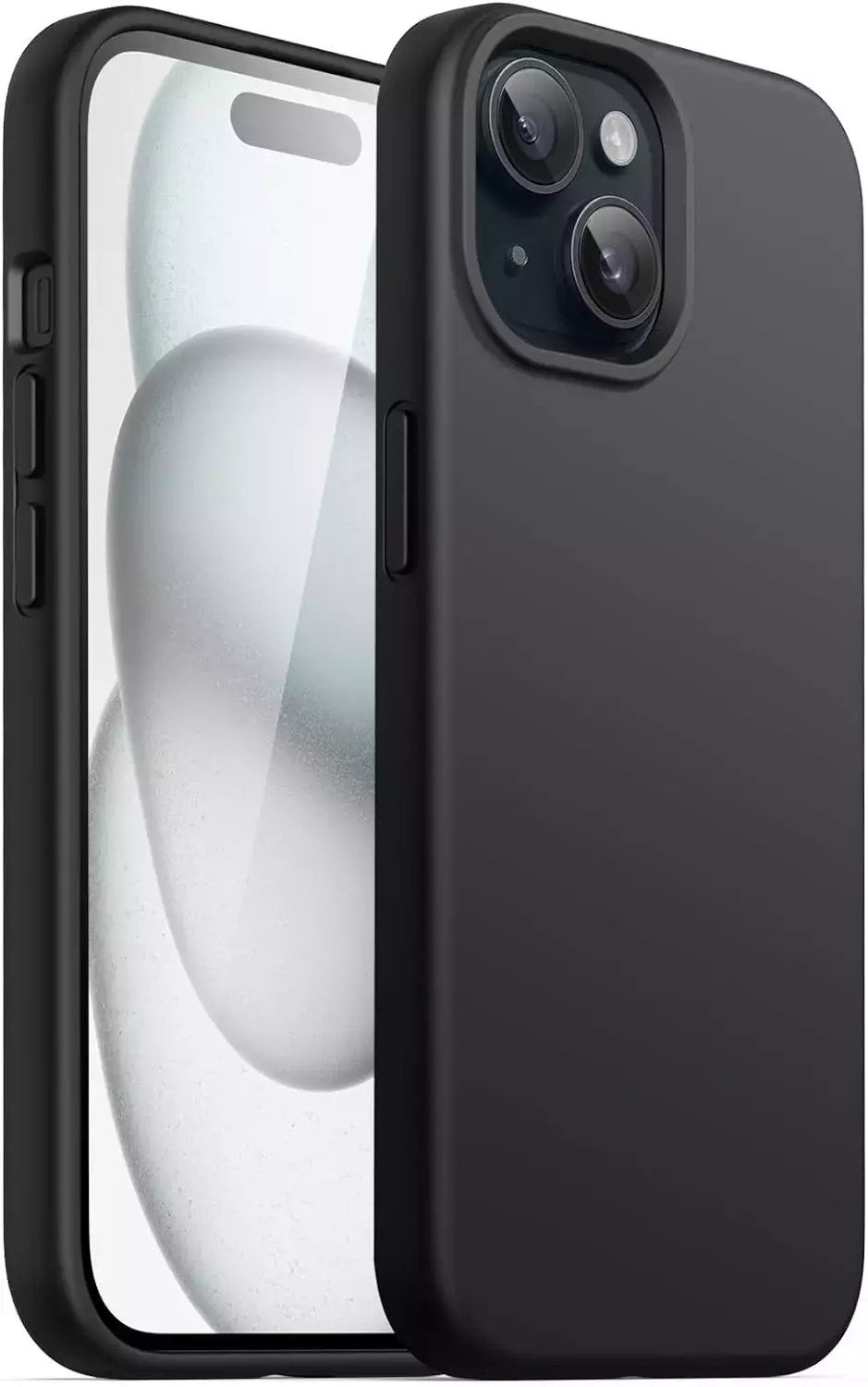 JETech Silicone Case for iPhone 15 6.1 Inch Silky Soft Touch Full Body Protective Phone Case
