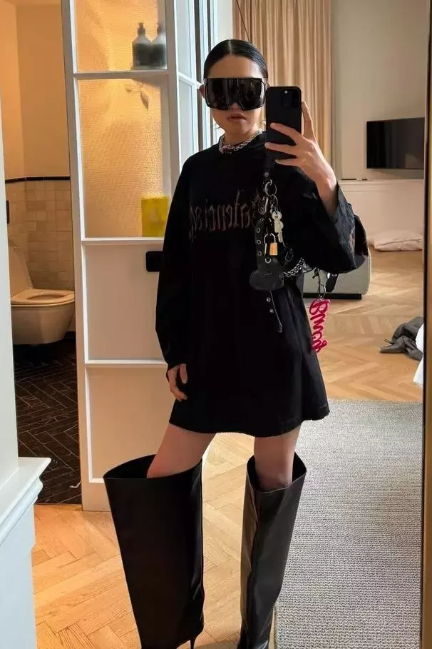 Jaime Xie Stuns in Bold Balenciaga Getup