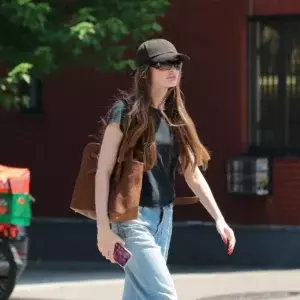 Kim Petras Casual Chic Street Style in New York