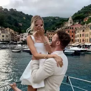 Leonie Hanne Engagement in Stunning Style