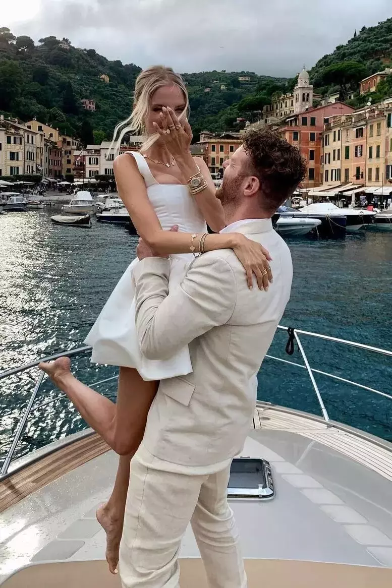 Leonie Hanne Engagement in Stunning Style