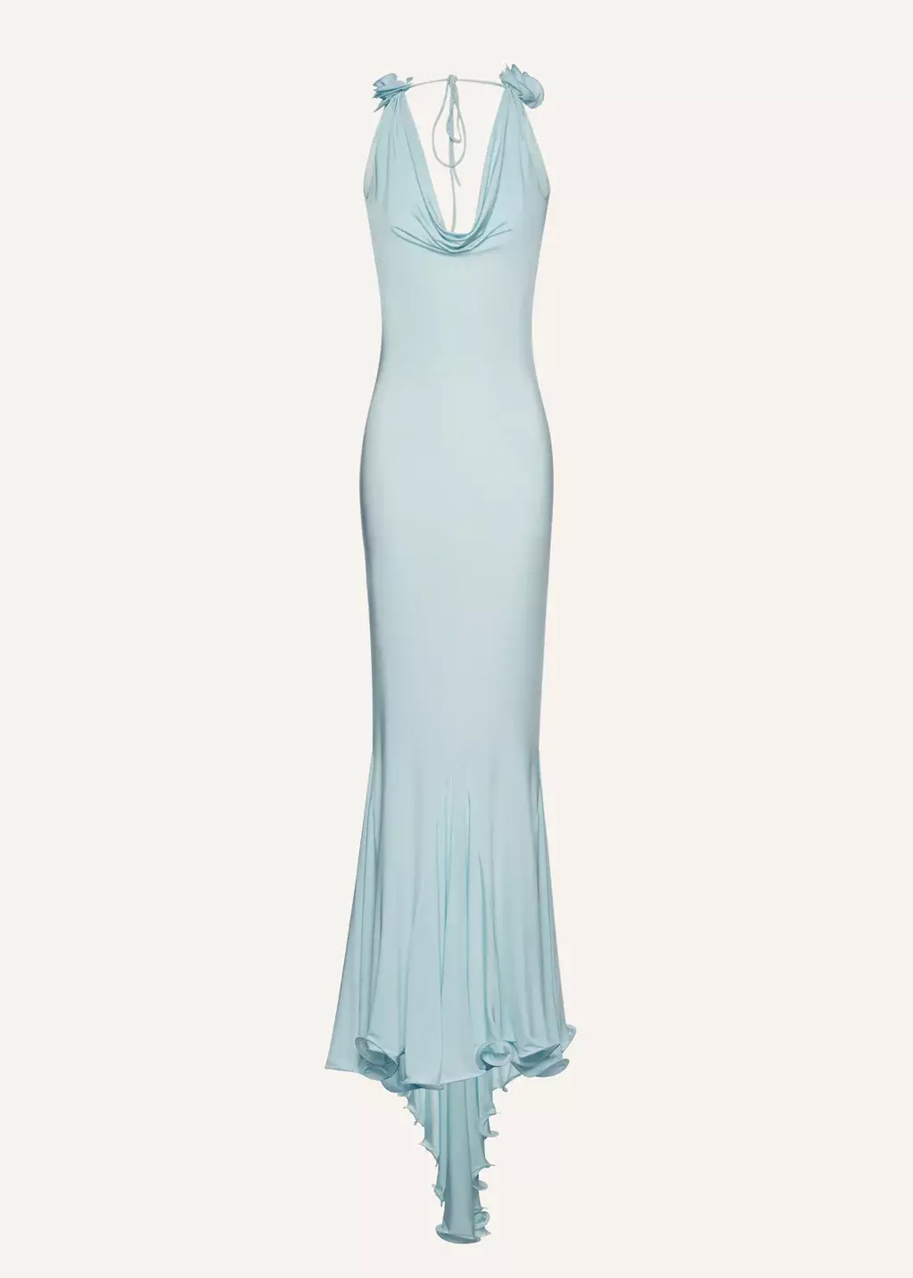 Magda Butrym Cowl Neck Maxi Dress