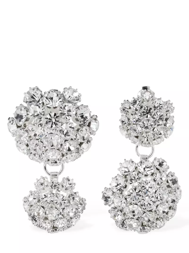 Magda Butrym Crystal Ball Drop Earrings