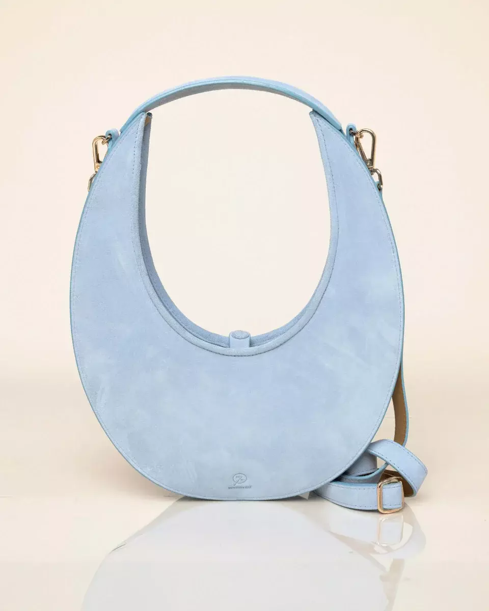 Maison Eli Luna Suede Bag