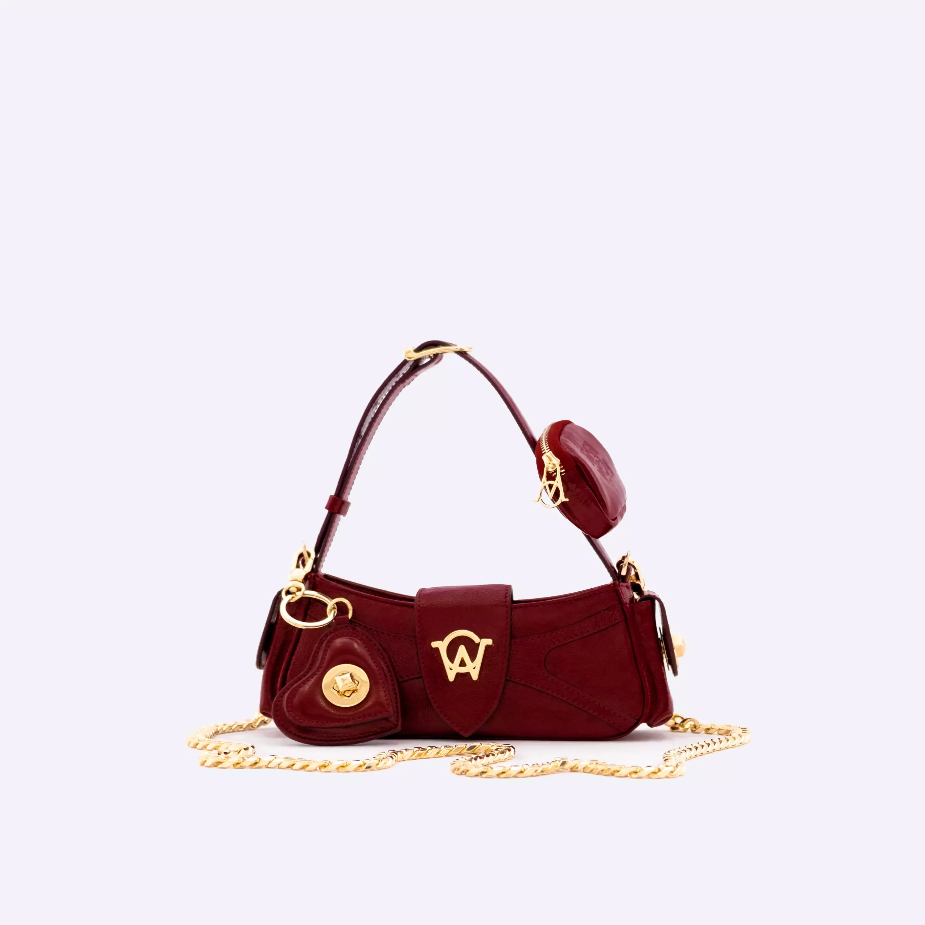 Manc Aurora Micro in Burgundy