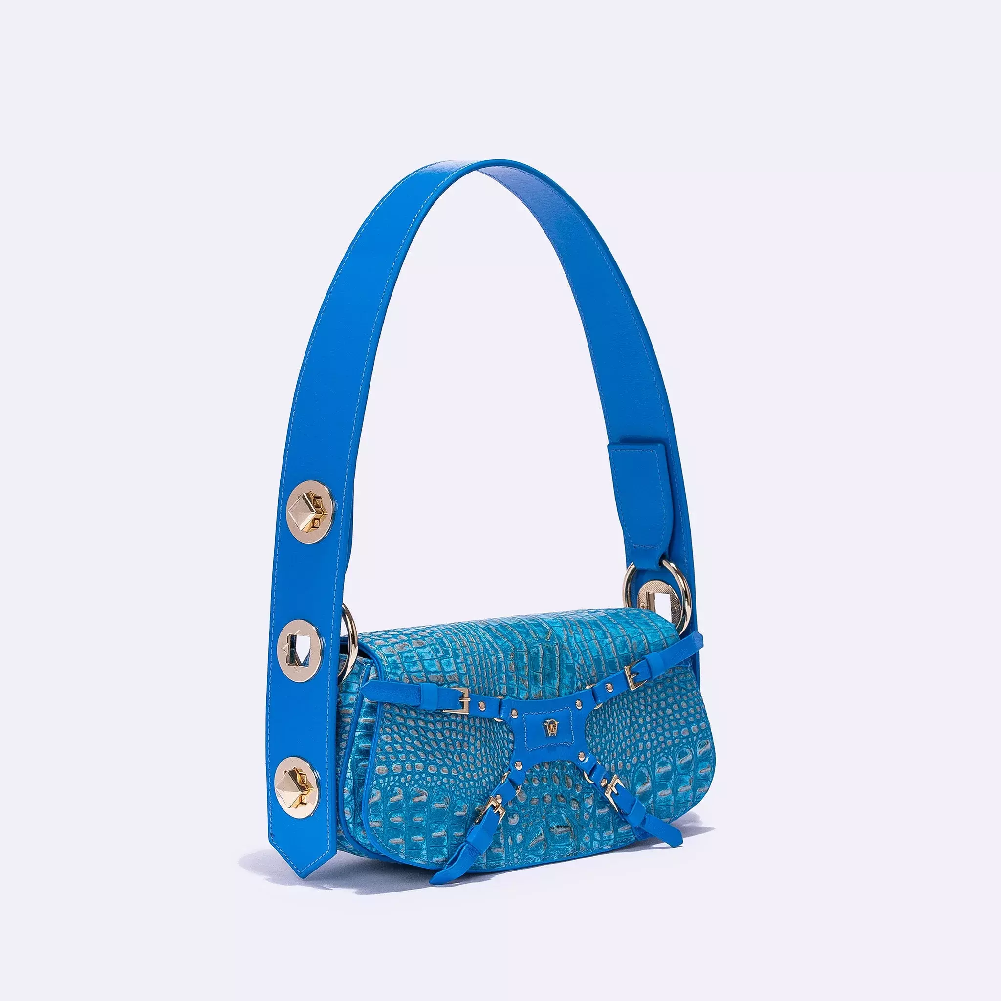 Manc Lilith in Blue Croc