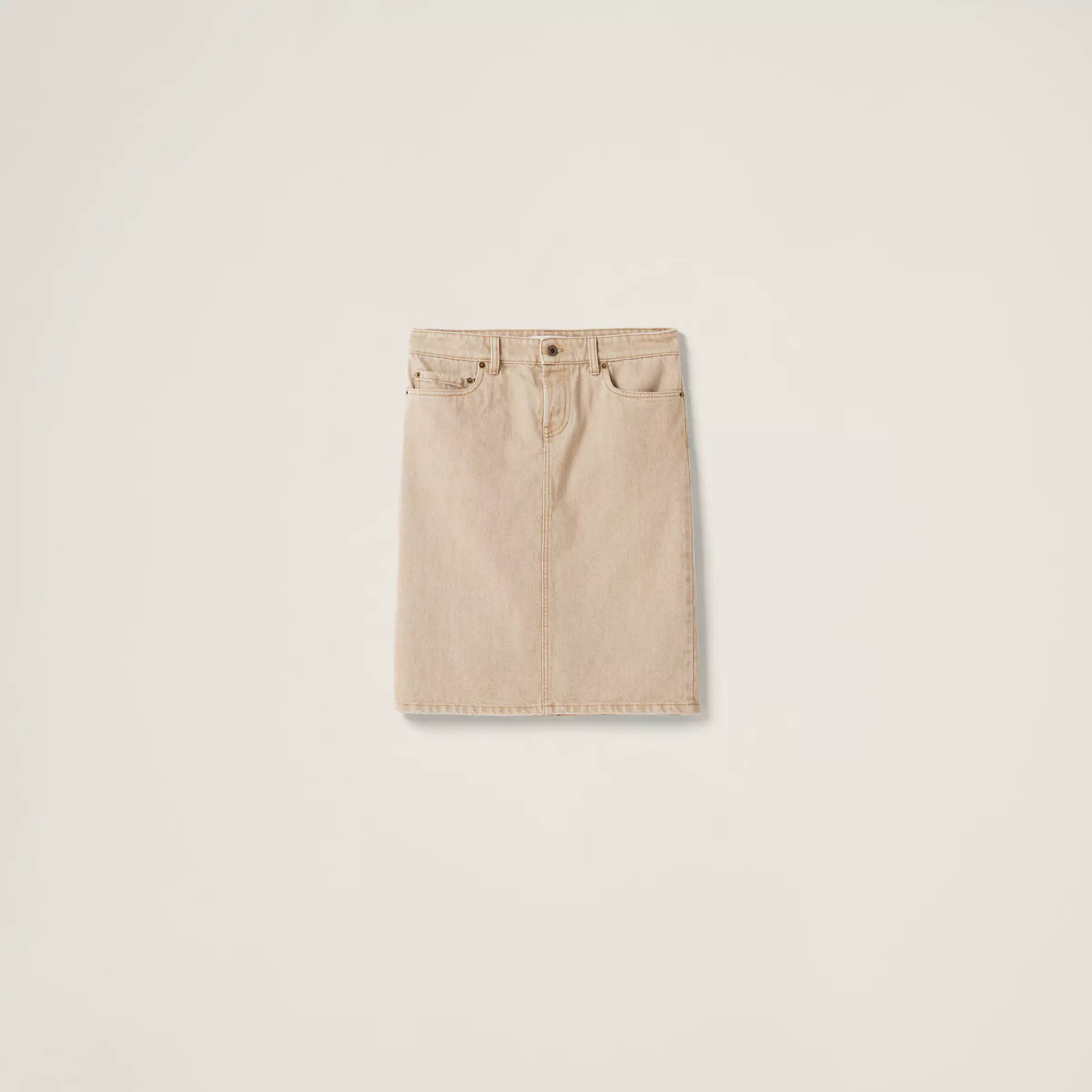Miu Miu Denim Pencil Skirt