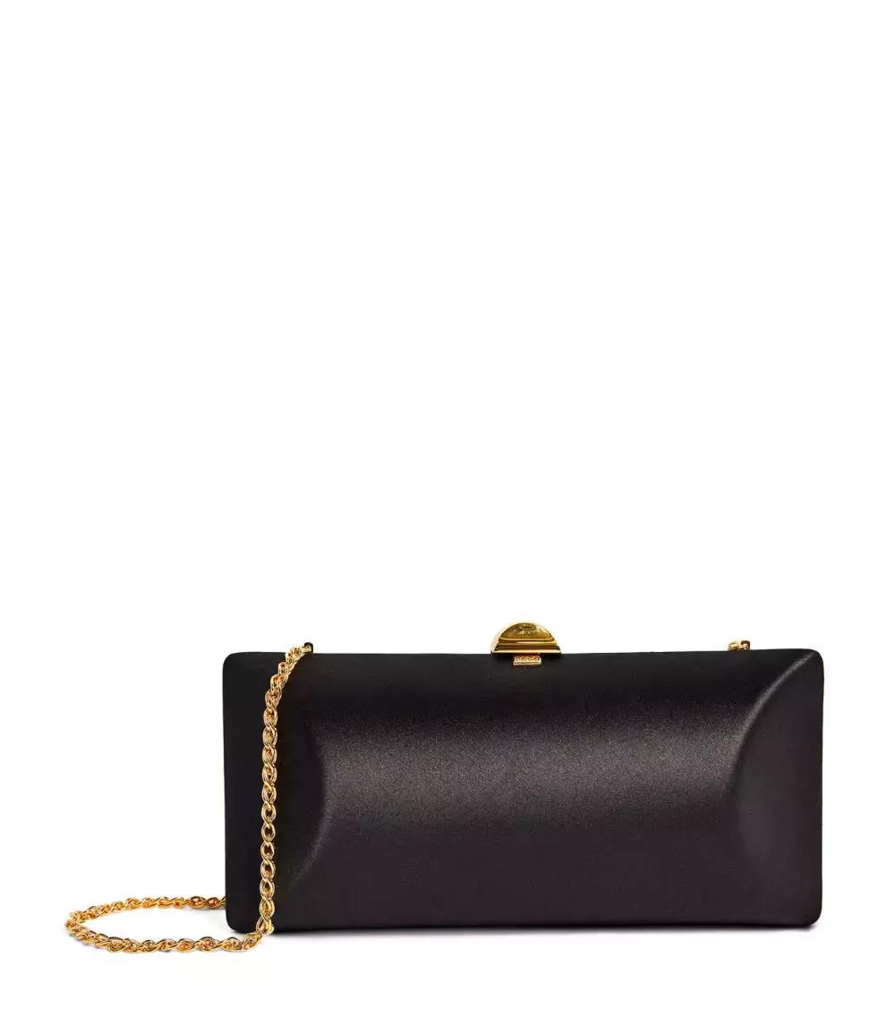 Rodo Tube Satin Clutch