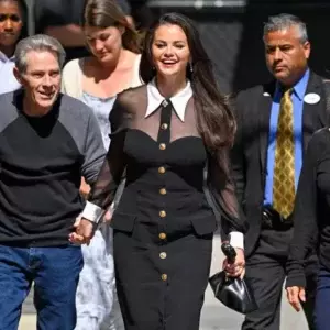 Selena Gomez Shines In Sophisticated Versace Getup