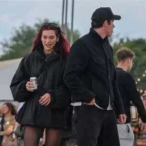 Dua Lipa Rocks Glastonbury With Edgy Street Style