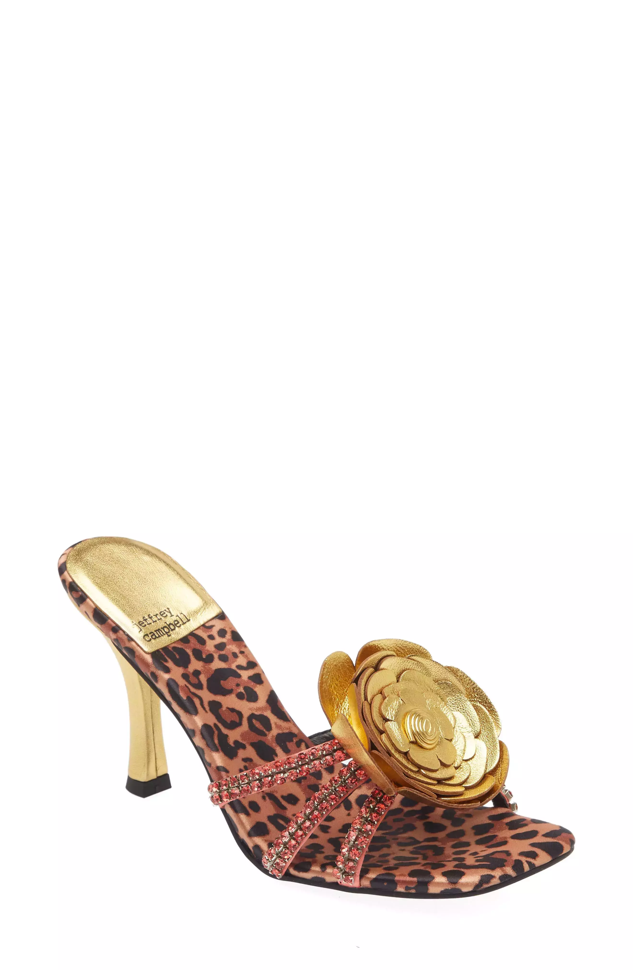 Jeffrey Campbell Marigold Rhinestone Flower Sandal