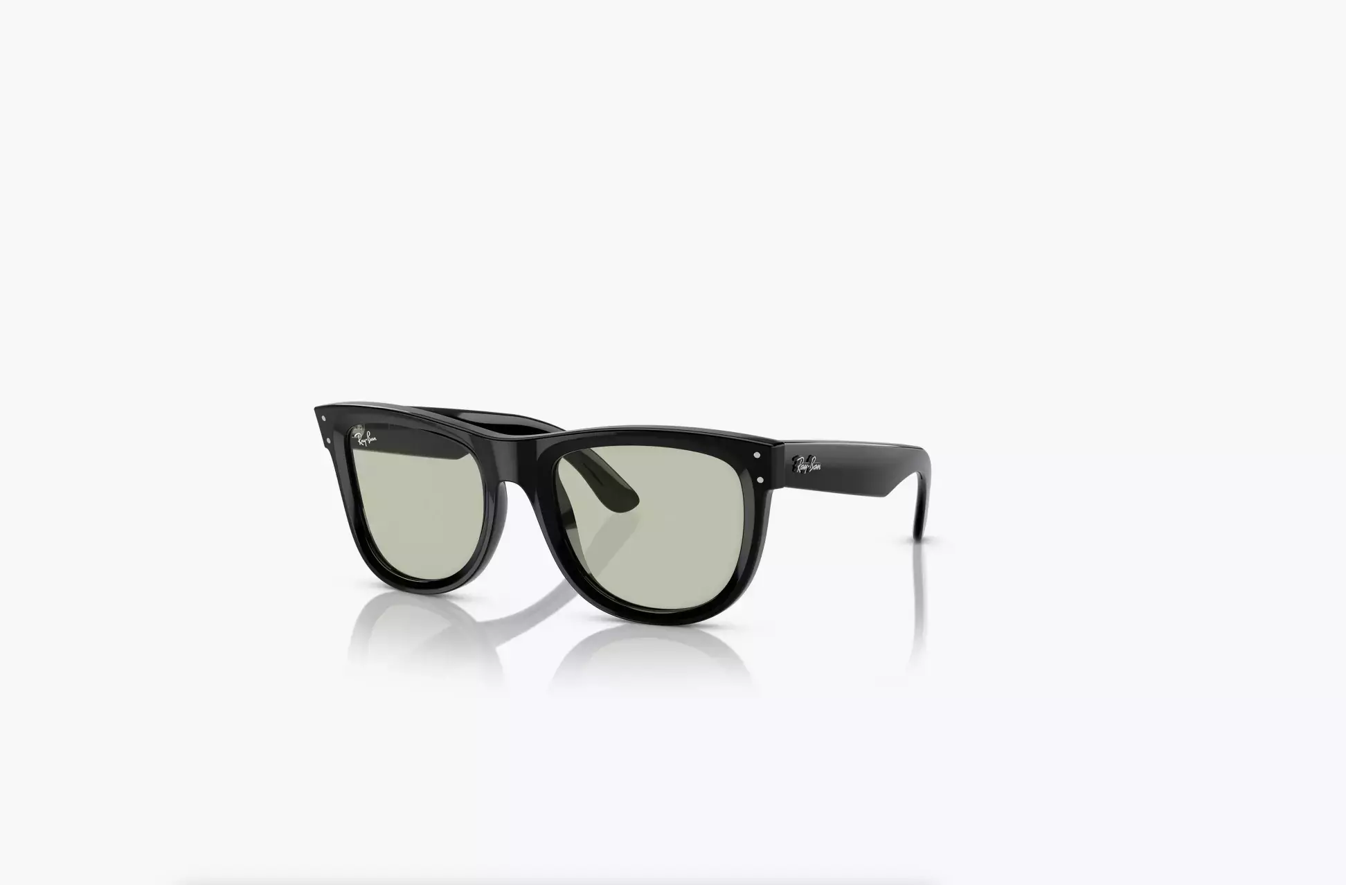 Ray Ban Wayfarer Reverse Green Lenses Sunglasses